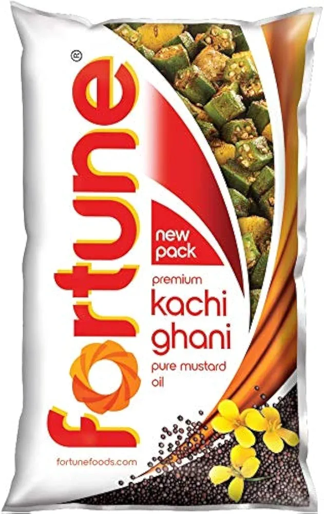 Fortune Premium Kachi Ghani Pure Mustard Oil, 1 ltr